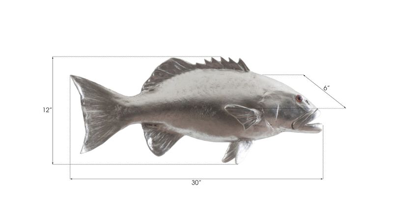 Coral Trout Fish Wall Sculpture