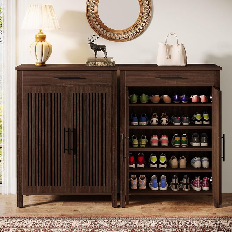 Shoe Storage Organizer with Large Capacity and Durable Design With 1 Drawer image number 4