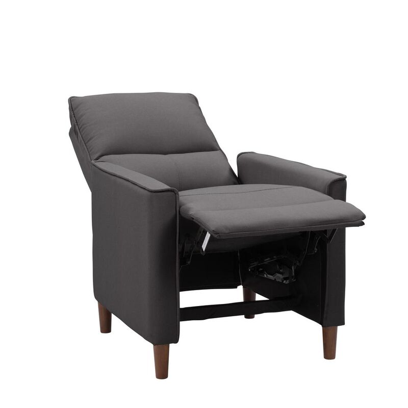 CorLiving Alder Manual Recliner in Dark Grey