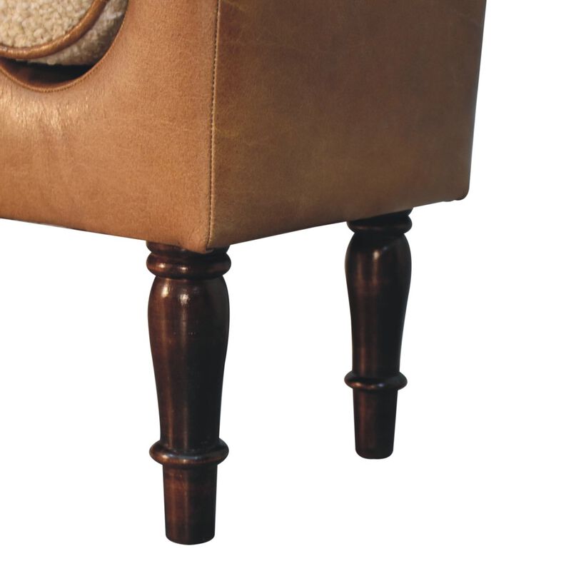 Artisan Furniture Solid Wood Chester Buffalo Bench