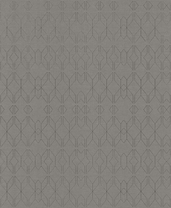 Paititi Sterling Geometric Trellis Wallpaper (Set of 2)