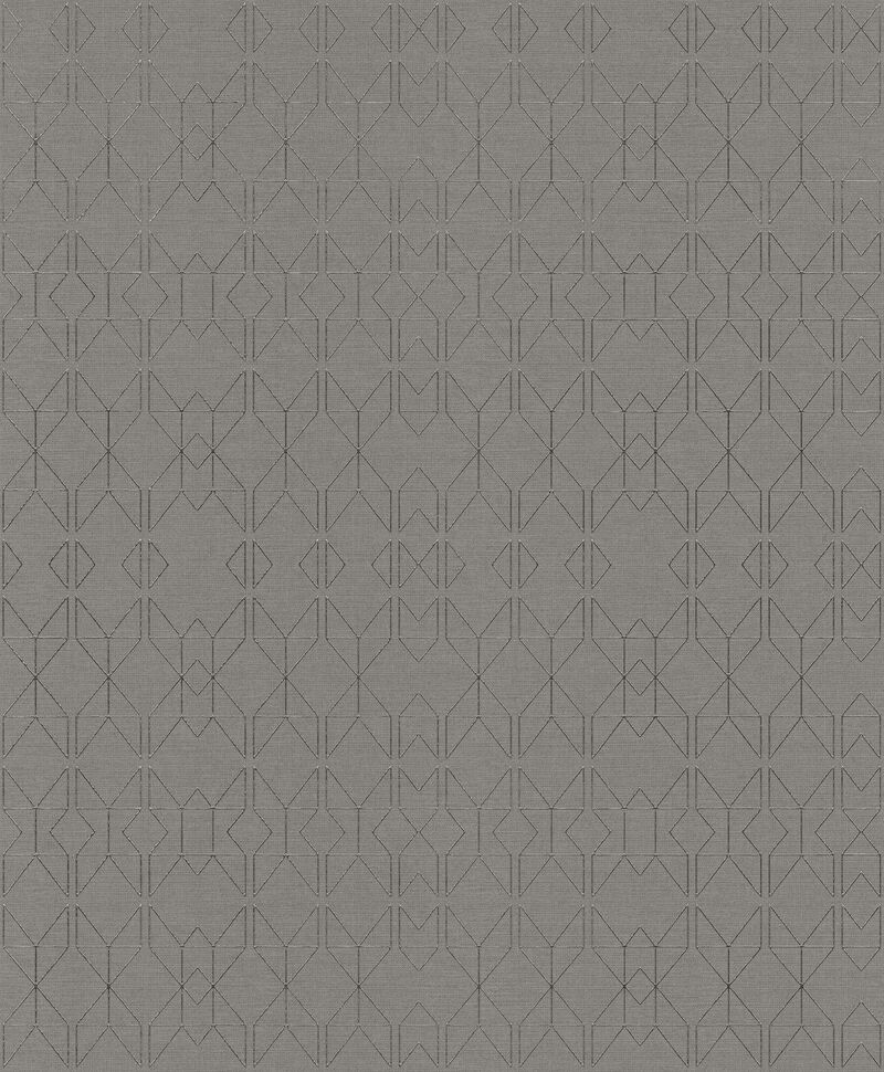 Paititi Sterling Geometric Trellis Wallpaper (Set of 2) image number 0