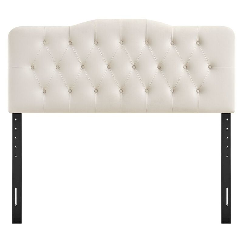 Annabel Stain-Resistant Performance Velvet Full Headboard image number 3