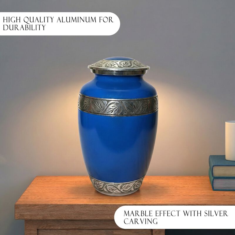 Leaf design urn image number 7