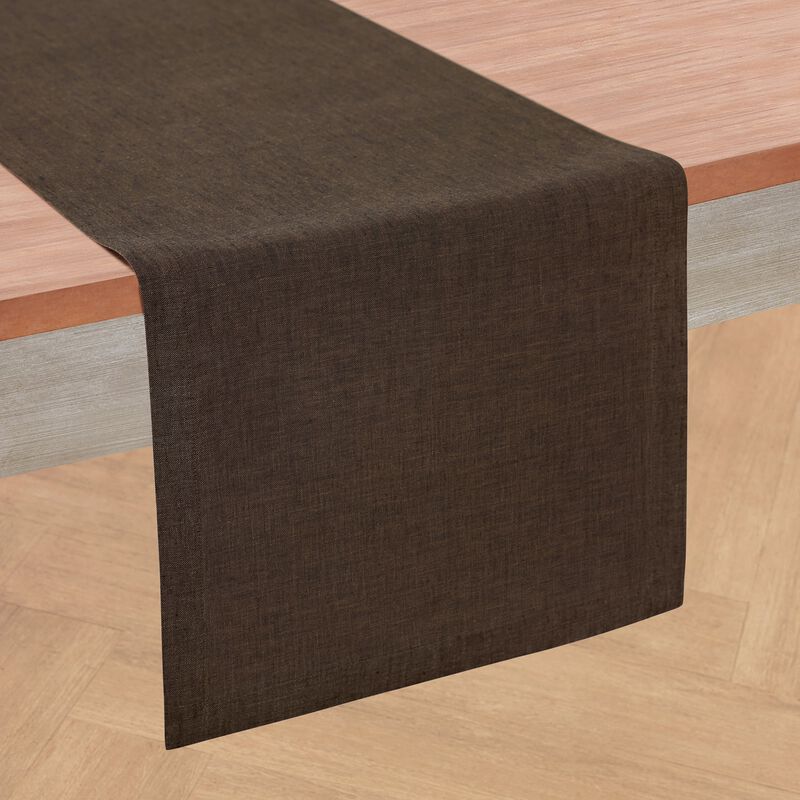 Solino Home Athena 100% Linen Table Runner &ndash; Handcrafted, Machine Washable, Perfect for Holiday and Everyday Dining
