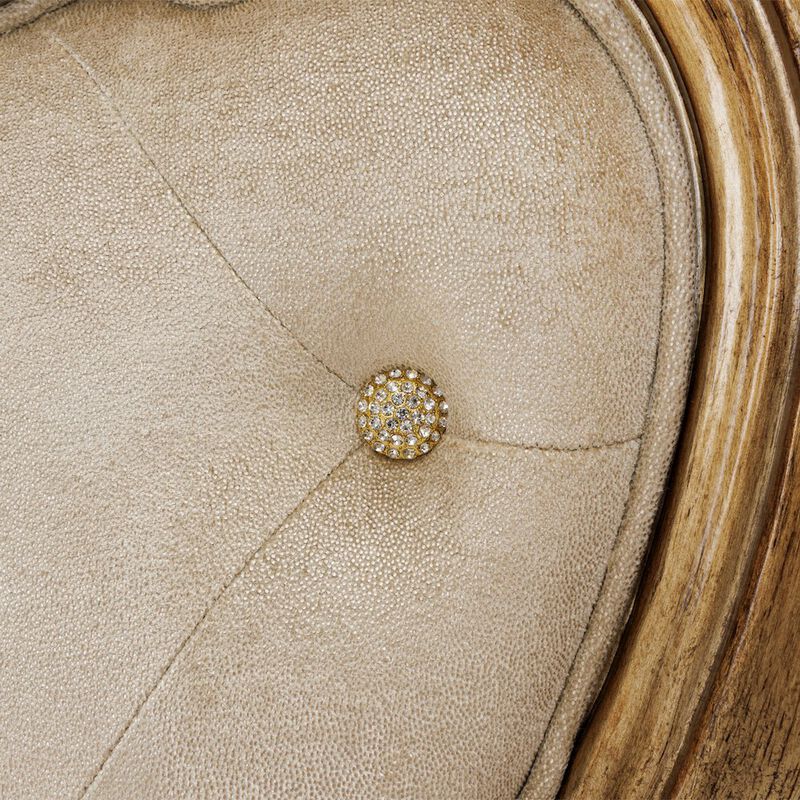 Michael Amini Platine de Royale Cal King Panel Bed - Antique Platinum