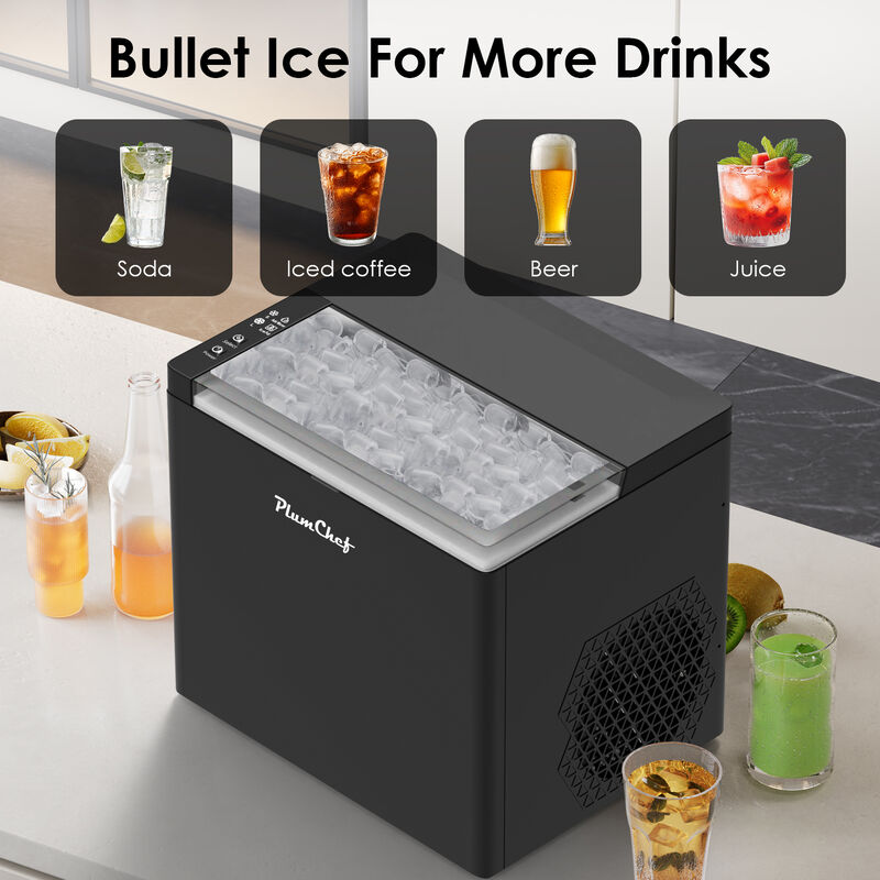 Bullet Ice Maker Machine Countertop, 26 Lbs Daily Output, 1.6L Water Tank, Ultra-Quiet Portable Ice Maker image number 5