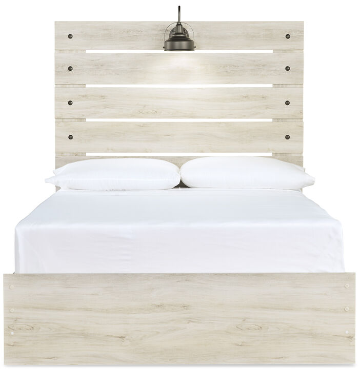 Cambeck Panel Bed with Lamp