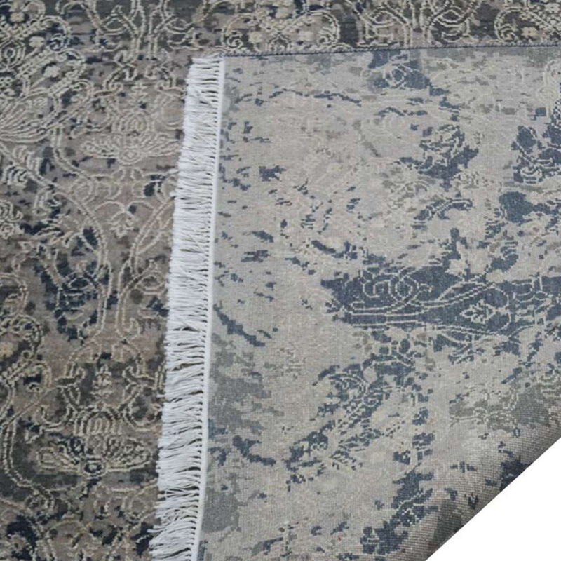 Rugsotic Carpets Hand Knotted Persian Silk And Wool Size Area Rug Oriental Size PR0128 image number 3