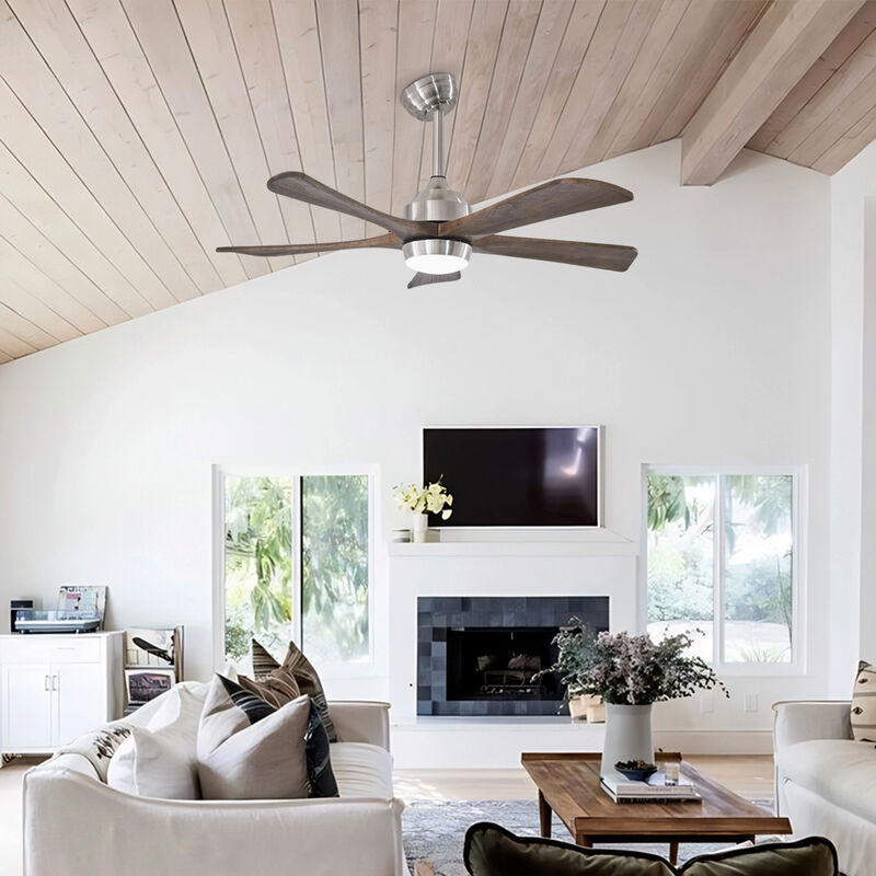 Solid Wood Blades Ceiling Fan image number 7