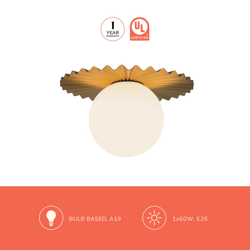 Plume 14 in 1 Light Flush Mount image number 9