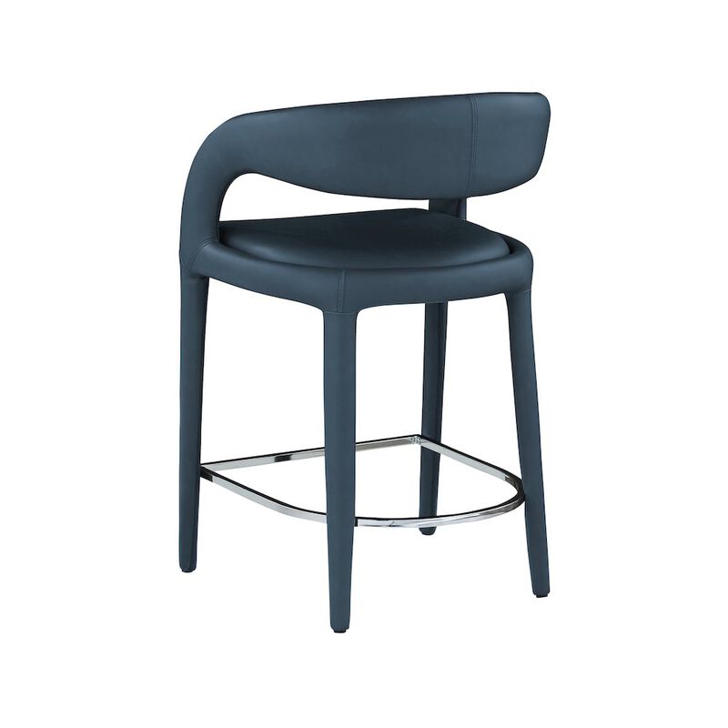 Meridian Furniture Sylvester Vegan Leather Stool