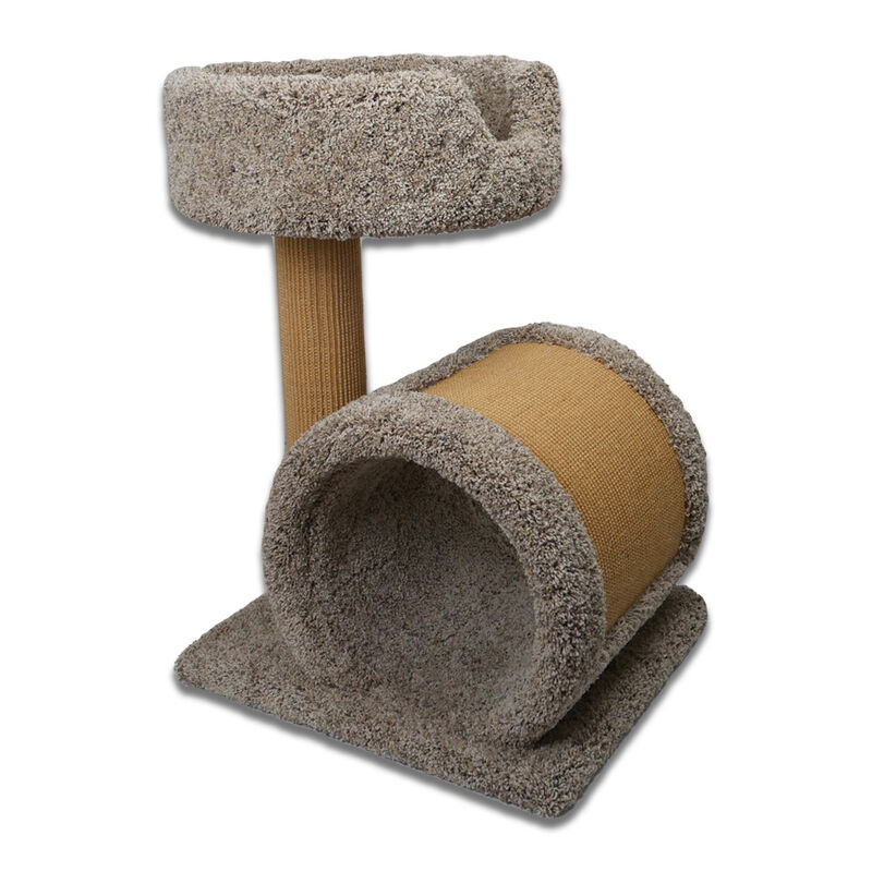 Royal Cat Boutique Cat Play Tunnel & Bed, Neutral, Medium image number 0