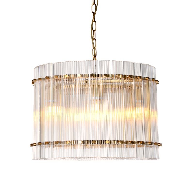 Cordelia Crystal Drum Chandelier Small image number 0