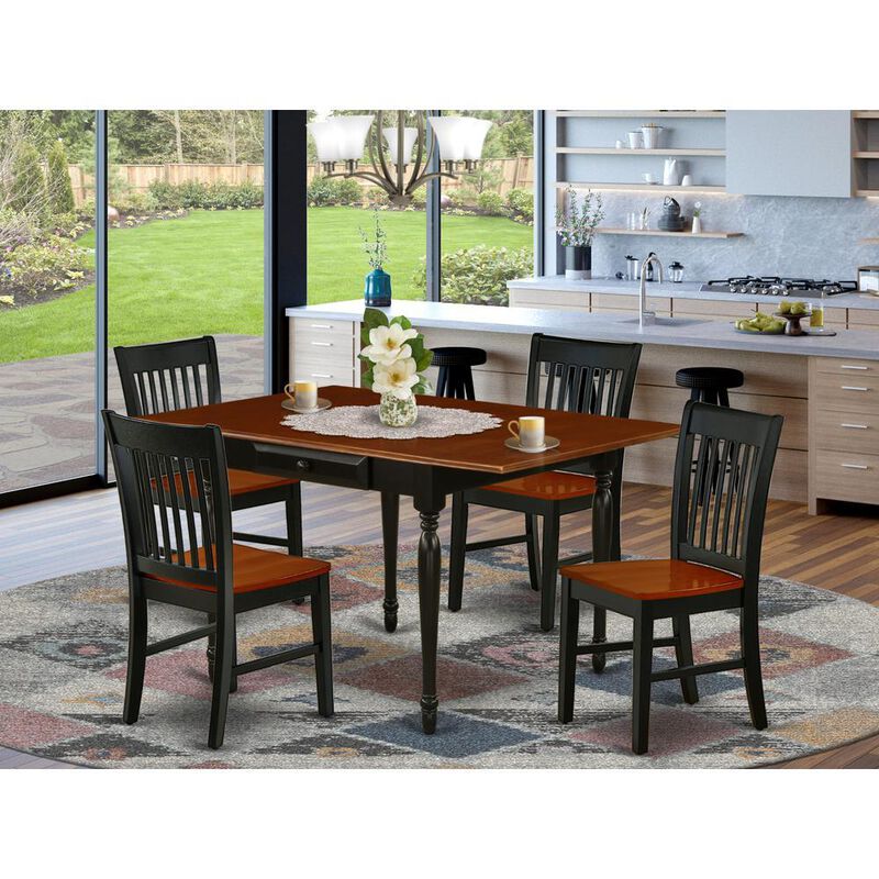 Dining Room Set Black & Cherry