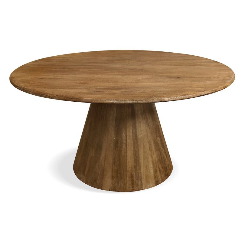 Alex Hamilton Jaden 60 Round Dining Table in Natural Finish