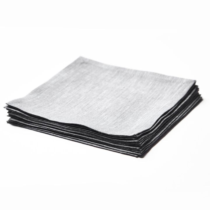 Linen Cocktail Napkins - Athena