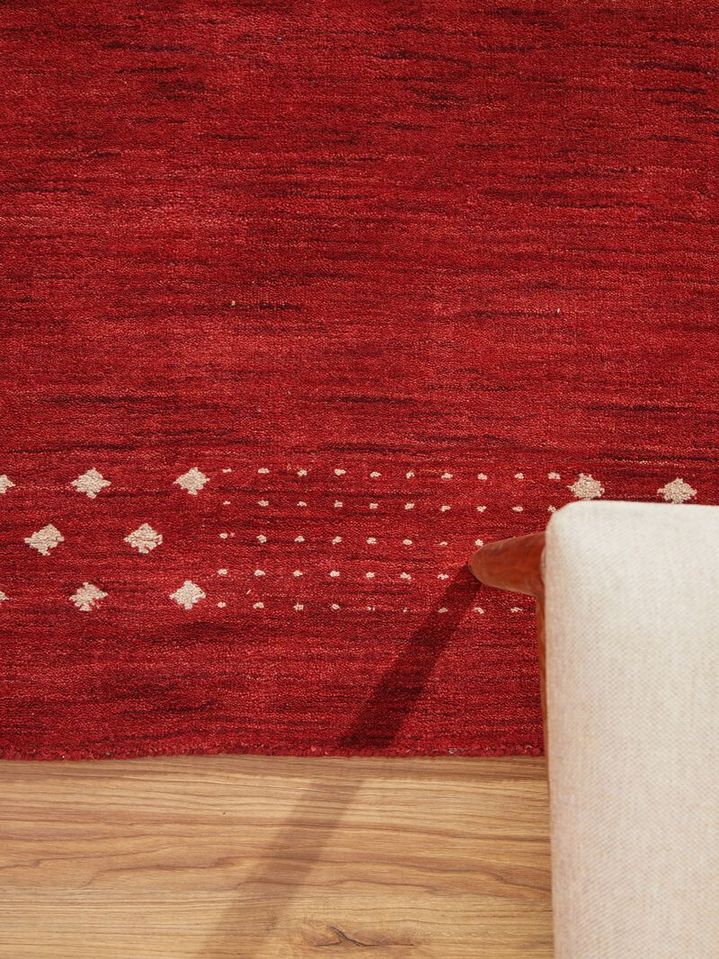 RUGSOTIC CARPETS HAND KNOTTED LOOM WOOL ECO-FRIENDLY AREA RUGS  - Contemporary Modern Design, High Pile Handmade Anti Skid Area Rugs for Living Room, Bed Room (L00530) image number 3