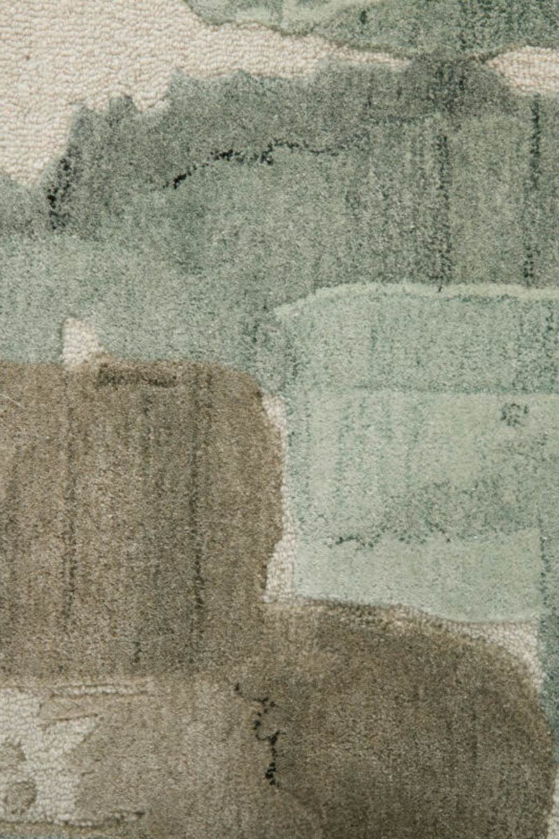 Kendall 8A59F Brown/Green 9' x 12' Rug image number 7
