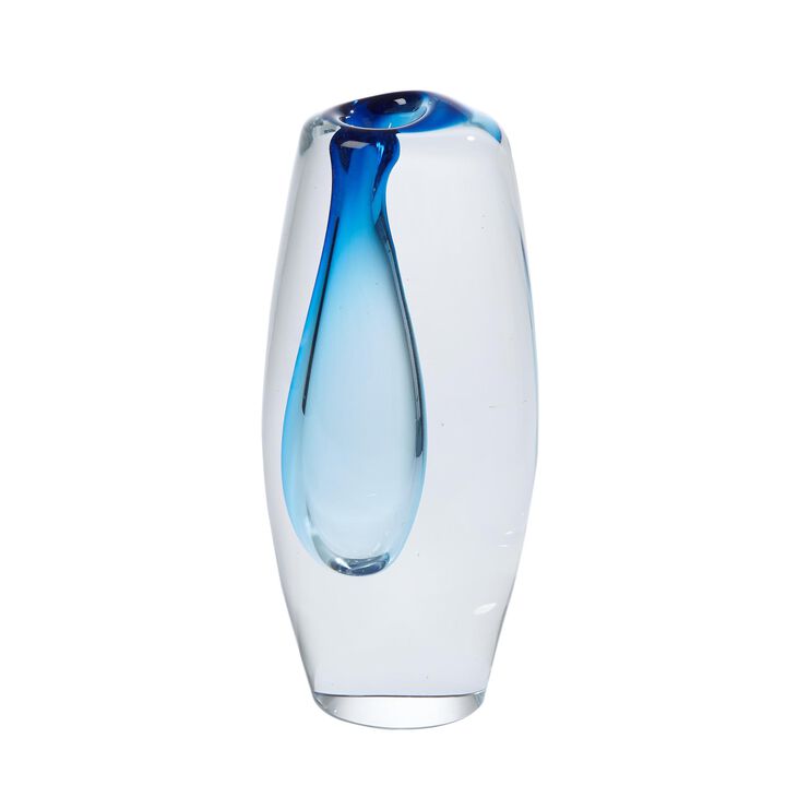 Offset Vase Blue Large