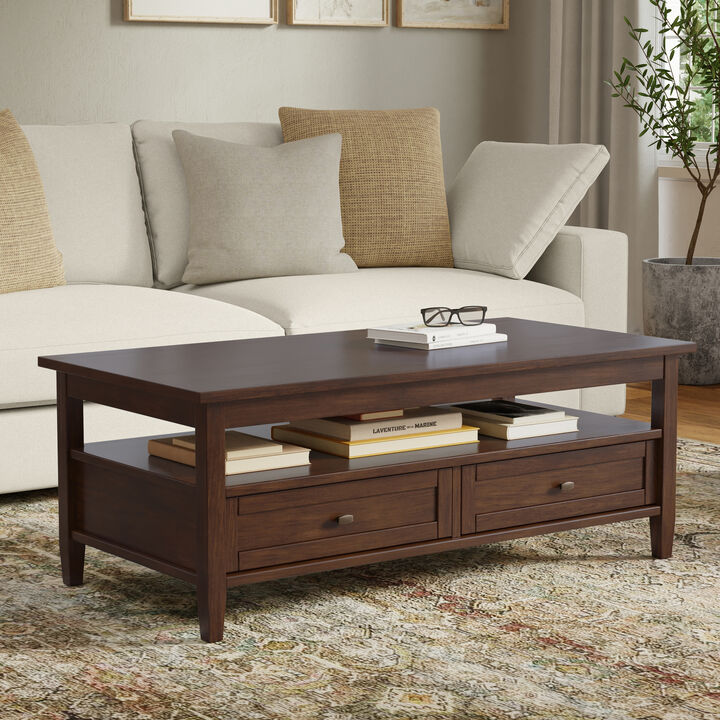 Simpli Home Warm Shaker Coffee Table