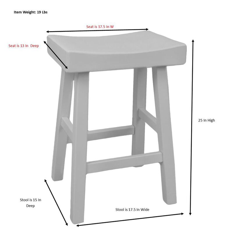 Carolina Living Colborn 25 Counter Stool - Antique Black