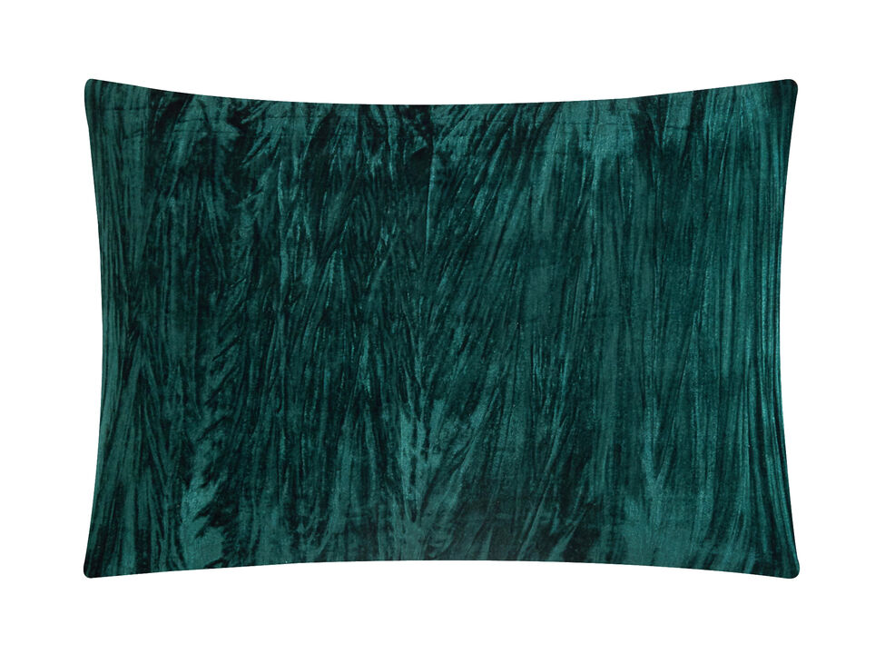 Chic Home Westmont 4 Piece Comforter Set Crinkle Crushed Velvet Bedding - Decorative Pillow Shams Included