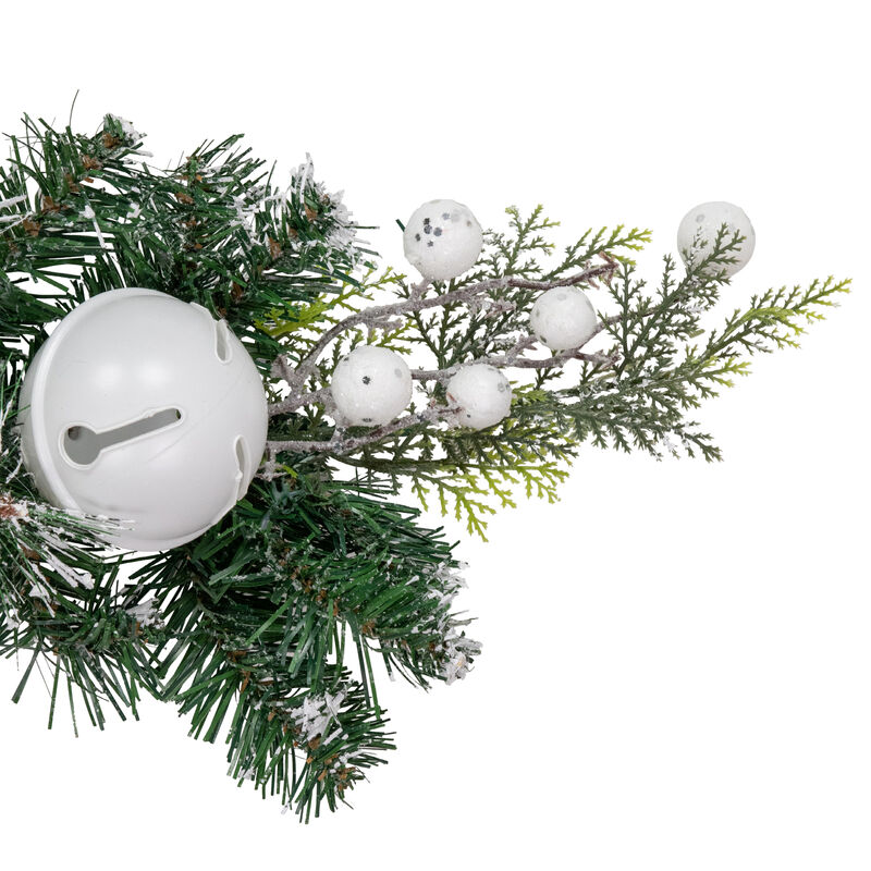 6' Green Pine Frosted Artificial Christmas Garland with Pinecones and Ornaments  Unlit image number 4