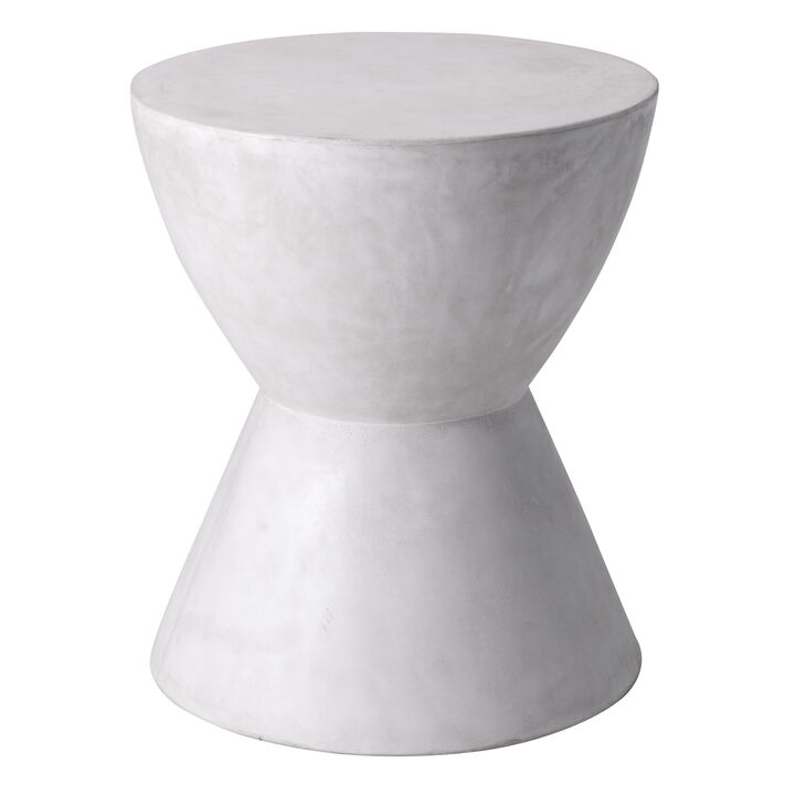 Logan White End Table