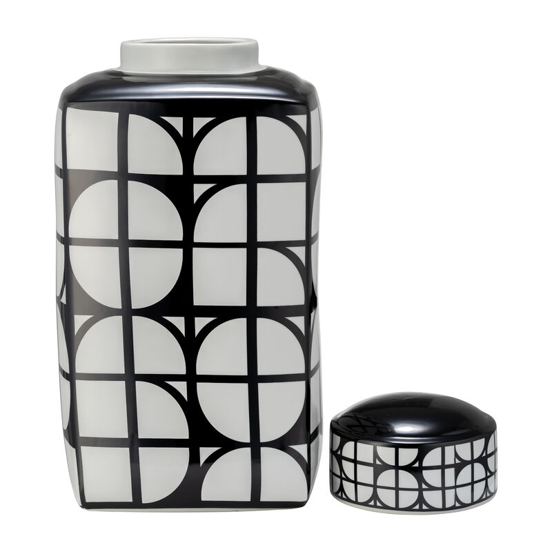 18H Square Jar W/ Lid image number 2