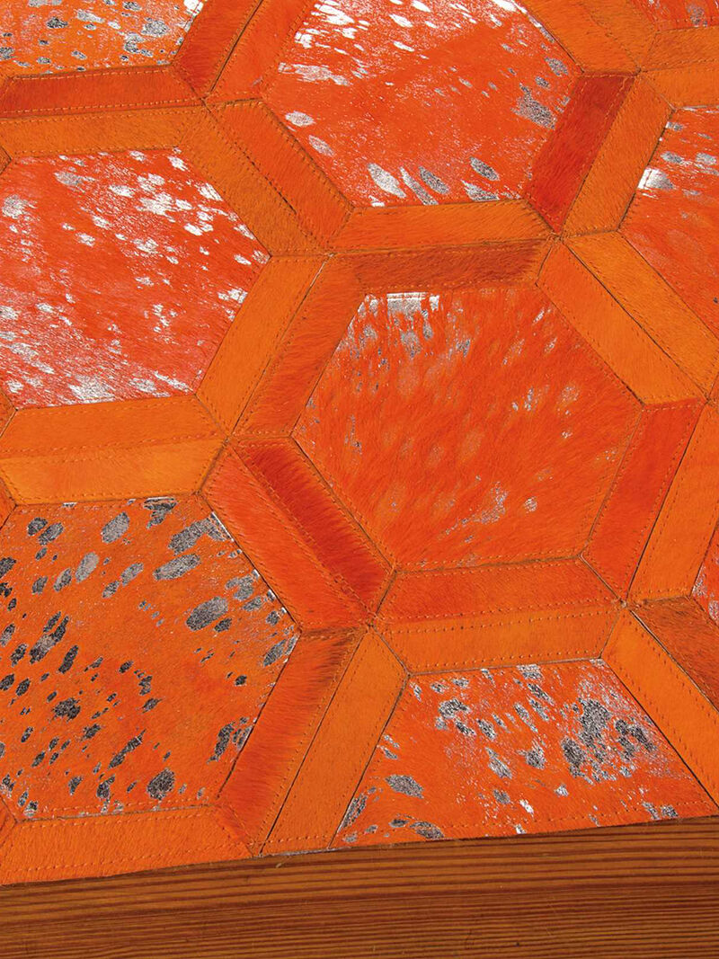 City Chic MA100 Tangerine 8' x 10' Rug