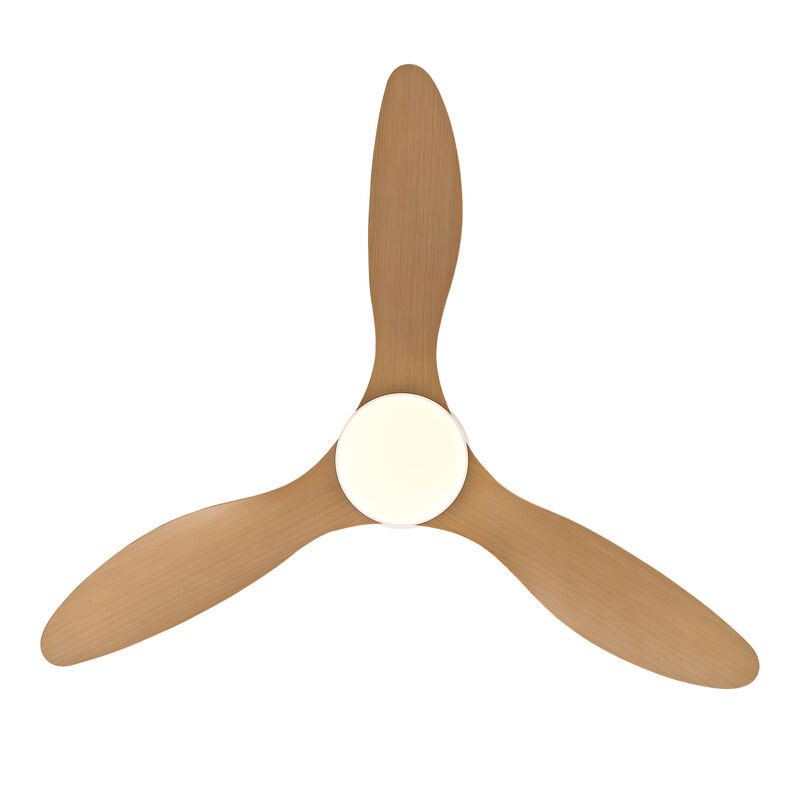 ELEMENT ACE 42-Inch Ultra-Slim Flush-Mount Ceiling Fan with Light, 6-Speed Adjustable Reversible Quiet DC Motor, Remote Control for Indoor and Outdoor Use in Bedrooms, Patios, Living Areas image number 0