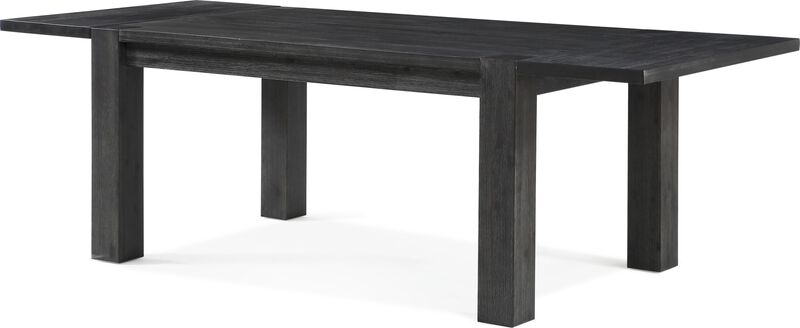 Meadow Solid Wood Rectangle Table in Graphite