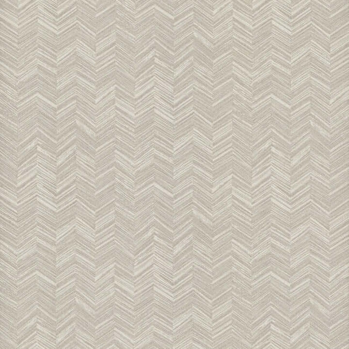 Raised Chevron Light Grey Wallpaper
