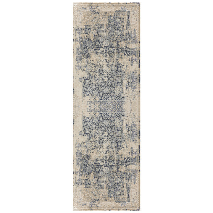 HomeRoots Floral Runner Rug
