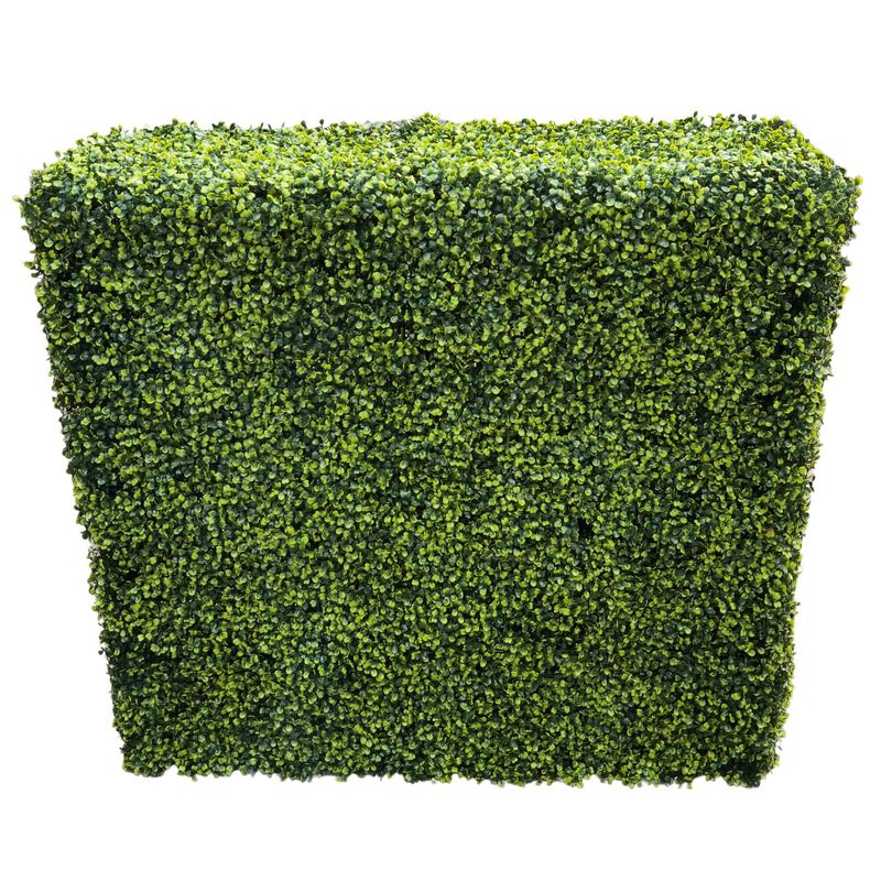 Premium Light Green Artificial Boxwood Hedge 30"L x 30"H Commercial Grade UV Resistant image number 3
