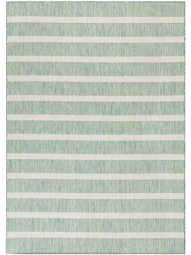 Positano POS03 Blue/Green/Ivory 6' x 9' Rug