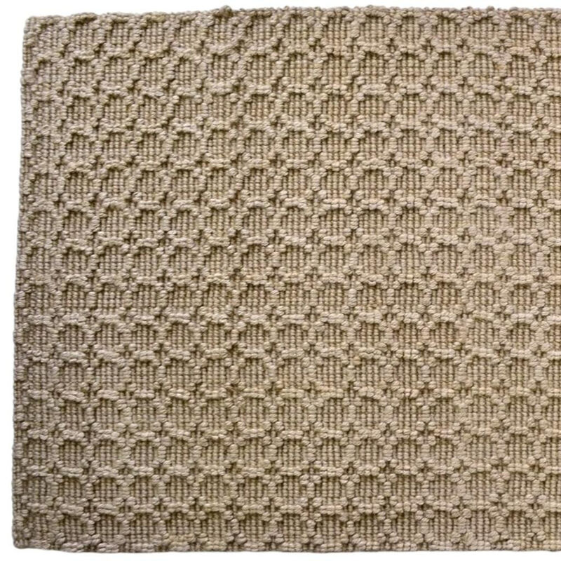 HomeRoots Jute Geometric Hand Woven Area Rug image number 2