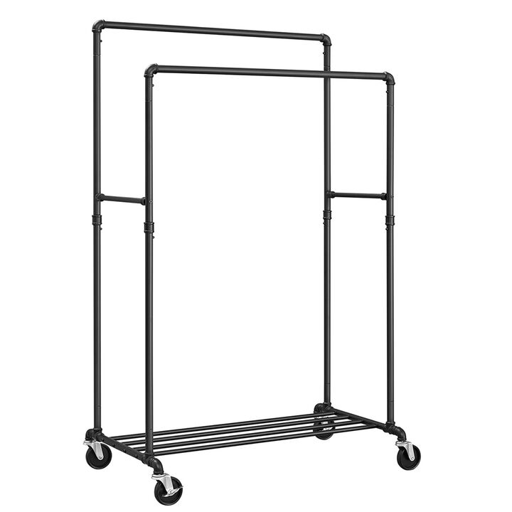 39.4 Inch Garment Rack with Shelf for Clothes Storage Organizer