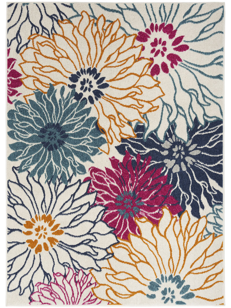 Passion PSN17 Ivory/Multicolor 5'3" x 7'3" Rug image number 0