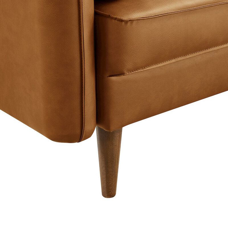 Revive Upholstered Vegan Leather Accent Armchair image number 6