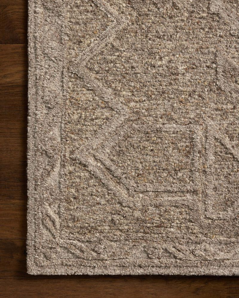 Mabel MBL-01 Bark/Graphite 3'6" x 5'6" Rug image number 4