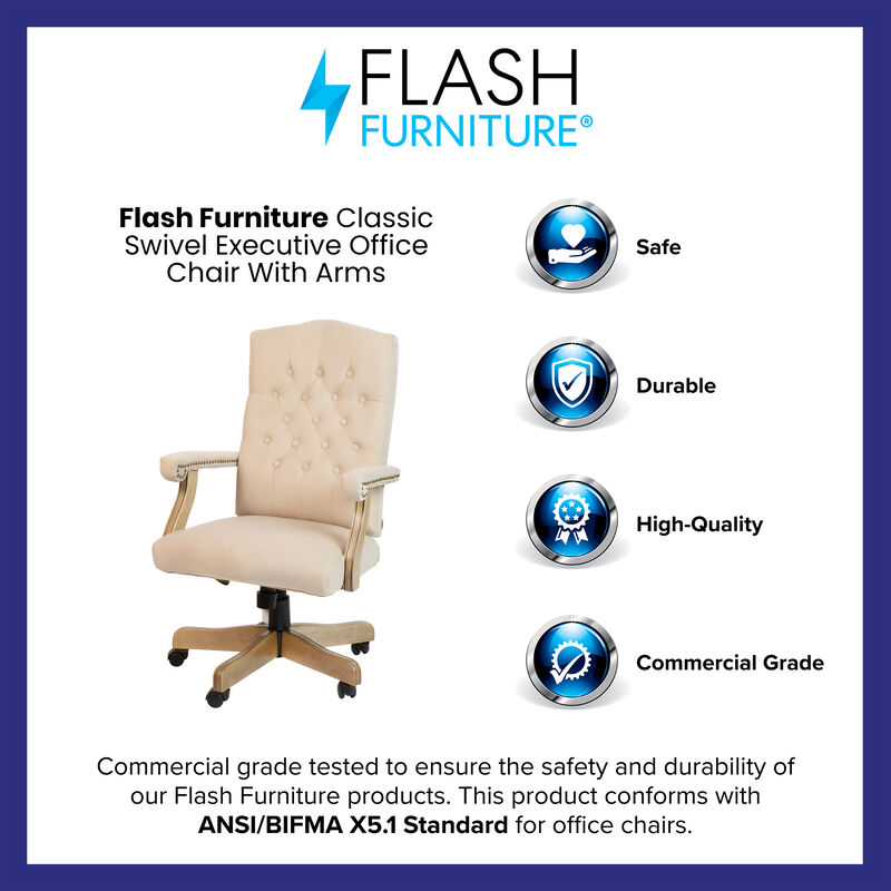 Flash Furniture Classic Executive Office Chair image number 9
