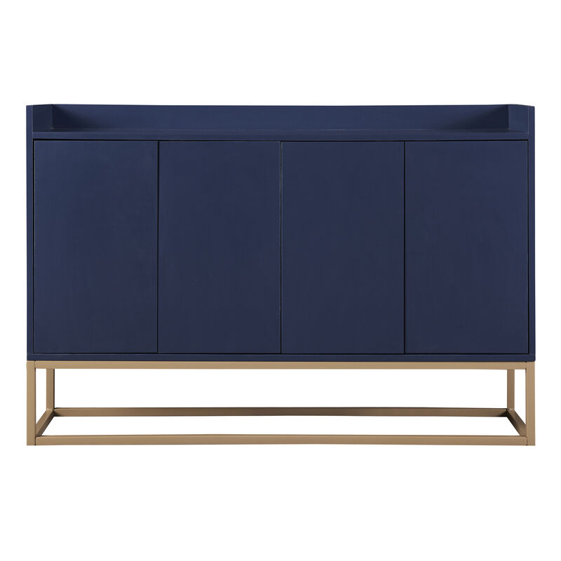 Whisen Modern Sideboard Elegant Buffet Cabinet with Large Storage Space - Navy