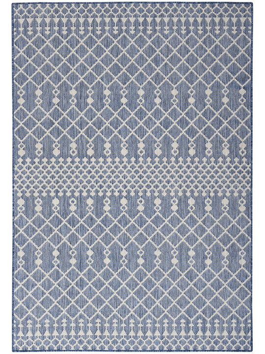 Positano POS02 Navy/Blue 4' x 6' Rug