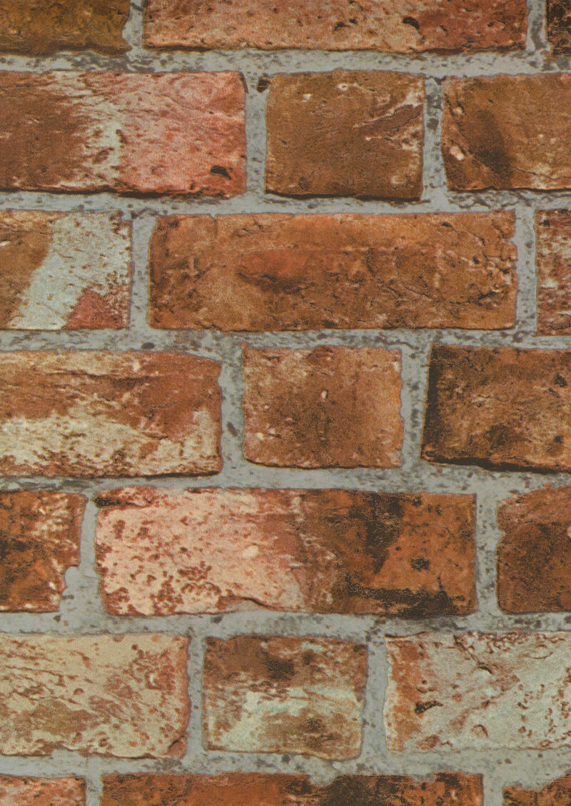 Dexter Orange Brick Wallpaper image number 0