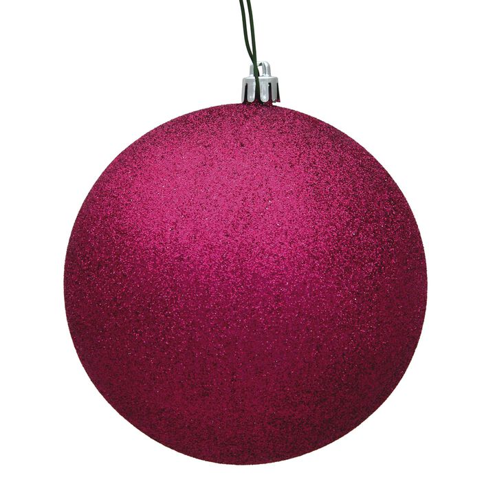 Vickerman Fuchsia Glitter Ball Drilled Cap -