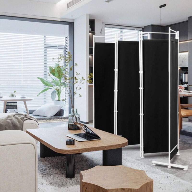 Hivvago 6-Panel Room Divider Folding Privacy Screen