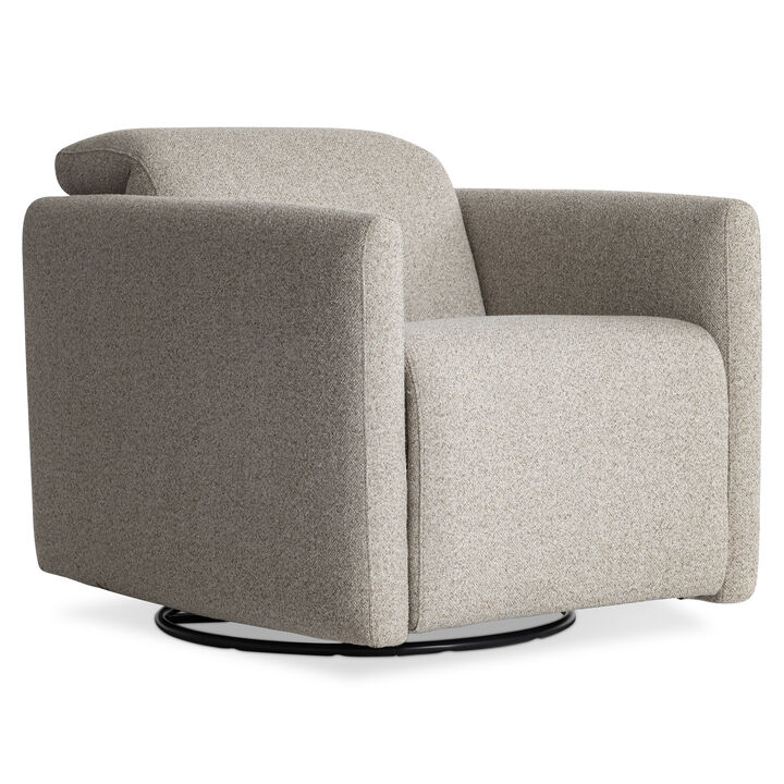 Livvy Fabric Power Motion Swivel Chair