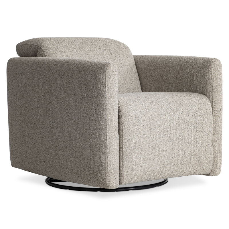 Livvy Fabric Power Motion Swivel Chair image number 0